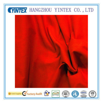 Tela de algodón al por mayor 100% llana para las materias textiles caseras, rojas